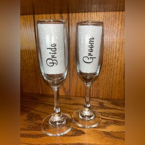 Custom Champagne Flute Set